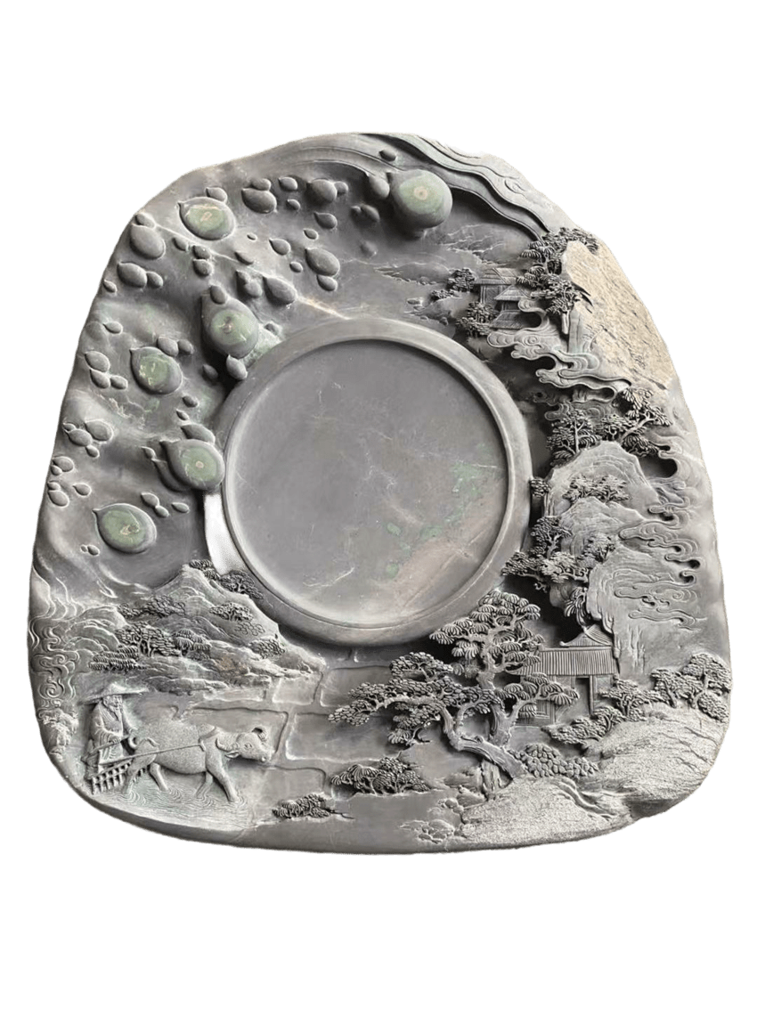 谢荣 端砚《大地回春砚》.png