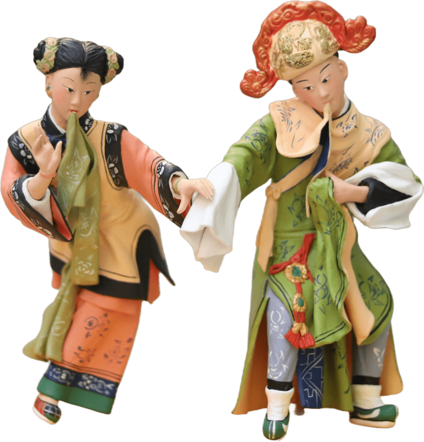 西厢记——张生与红娘 吴克煌、潘幼芬 大吴泥塑.png